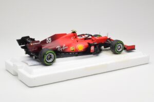 Scuderia Ferrari SF21 #55 C. Sainz Emilia Romagna GP 2021 BBR 1:18 BBR211855 メタル - 画像 2/7