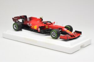 Scuderia Ferrari SF21 #55 C. Sainz Emilia Romagna GP 2021 BBR 1:18 BBR211855 メタル - 画像 4/7