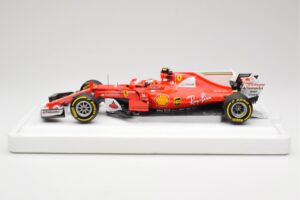 Scuderia Ferrari SF70H #7 K. Raikkonen Australian GP 2017 End of Race BBR 1:18 BBR181707-E メタル - 画像 3/7