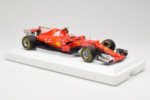 Scuderia Ferrari SF70H #7 K. Raikkonen Australian GP 2017 End of Race BBR 1:18 BBR181707-E メタル - 画像 4/7
