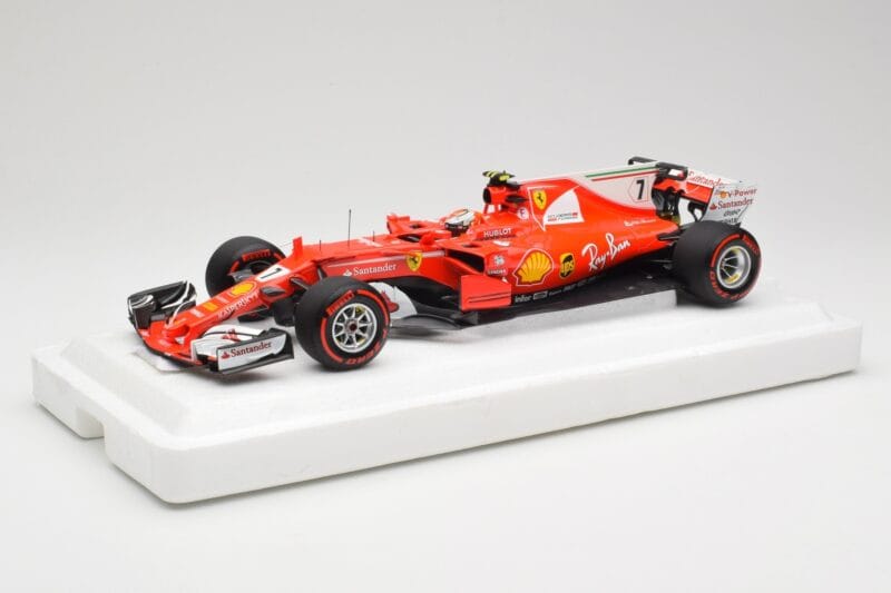 Scuderia Ferrari SF70H #7 K. Raikkonen Monaco GP 2017 BBR 1:18 BBR181717 メタル