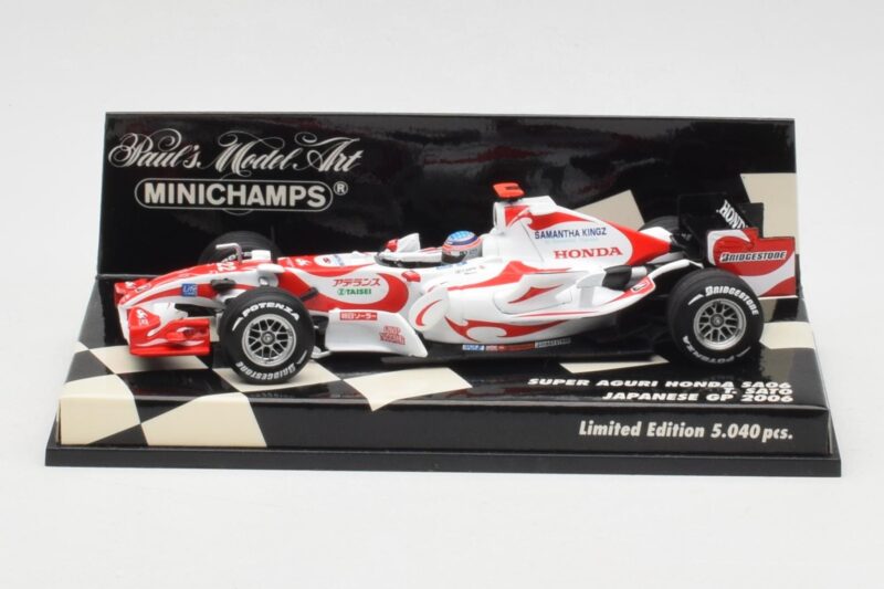 Super Aguri Honda SA06 #22 T. Sato Japanese GP 2006 Minichamps 1:43 400060122 メタル