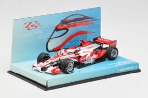 Super Aguri Honda SA07 #22 T. Sato Race Car 2007 Minichamps 1:43 518074322 メタル - 画像 2/5