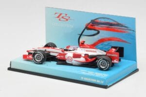 Super Aguri Honda SA07 #22 T. Sato Race Car 2007 Minichamps 1:43 518074322 メタル - 画像 3/5
