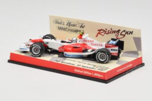 Toyota TF107 #12 J. Trulli Showcar 2007 Minichamps 1:43 403070082 メタル - 画像 3/5