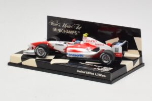 Toyota TF104 Panasonic Racing #0 R. Zonta 3rd Driver 2004 Minichamps 1:43 400040038 メタル - 画像 3/5