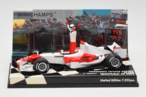 Toyota TF105 #16 J. Trulli Malaysia GP Podium 2005 Minichamps 1:43 400050116 メタル