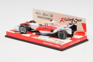 Toyota TF107 #12 J. Trulli F1 2007 Minichamps 1:43 403080081 メタル - 画像 3/5