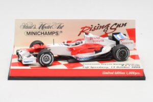 Toyota TF107 #12 J. Trulli F1 2007 Minichamps 1:43 403080081 メタル