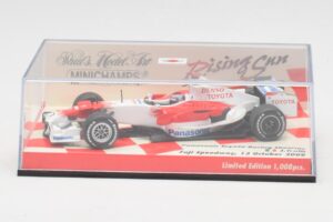 Toyota TF107 #12 J. Trulli F1 2007 Minichamps 1:43 403080081 メタル - 画像 5/5