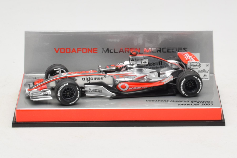 McLaren MP4-22 Mercedes #1 F. Alonso Vodafone McLaren Showcar F1 2007 Minichamps 1:43 533074371 メタル