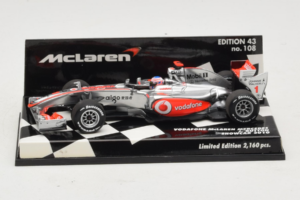 Vodafone McLaren Mercedes MP4-25 J. Button F1 Showcar 2010 Minichamps 1:43 530104371 メタル