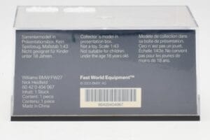 Williams FW27 BMW #16 N. Heidfeld F1 2005 Minichamps 1:43 80420404067 メタル - 画像 4/5