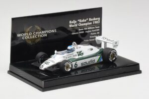 Williams FW08 #6 K. Rosberg F1 World Champion 1982 Minichamps 1:43 436820106 メタル - 画像 3/4
