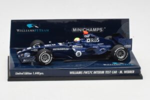 Williams FW27C BMW #7 M. Webber Test Car F1 2005 Minichamps 1:43 400050109 メタル