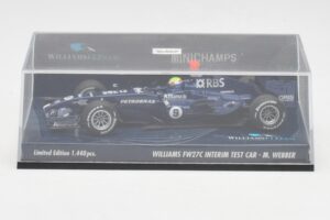 Williams FW27C BMW #7 M. Webber Test Car F1 2005 Minichamps 1:43 400050109 メタル - 画像 5/5