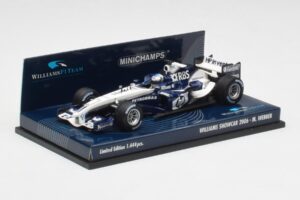 Williams FW28 M. Webber Showcar F1 2006 Minichamps 1:43 400060079 メタル - 画像 2/5