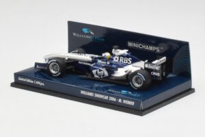 Williams FW28 M. Webber Showcar F1 2006 Minichamps 1:43 400060079 メタル - 画像 3/5