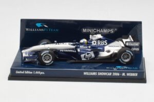 Williams FW28 M. Webber Showcar F1 2006 Minichamps 1:43 400060079 メタル