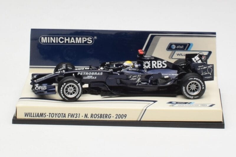 Williams FW31 Toyota #16 N. Rosberg F1 2009 Minichamps 1:43 400080207-M1 メタル