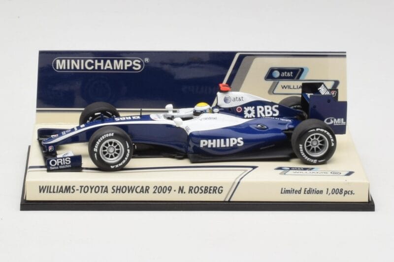 Williams FW31 N. Rosberg F1 Showcar 2009 Minichamps 1:43 400090086 メタル