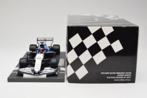 Williams FW43B Mercedes #63 G. Russell Belgian GP 2021 Minichamps 1:18 117211363 レジン - 画像 6/7