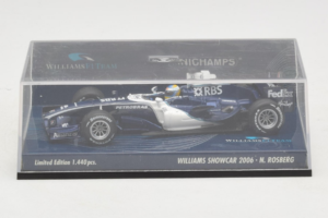 Williams FW28 Cosworth #10 N. Rosberg Williams F1 Team Showcar 2006 Minichamps 1:43 400060080 メタル - 画像 4/5
