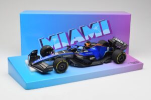 Williams FW44 #23 A. Albon Miami GP 2022 Minichamps 1:18 147220523 メタル - 画像 7/7
