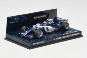 Williams FW28 Toyota K. Nakajima F1 Test Debut 2006 Minichamps 1:43 400060135 メタル - 画像 2/6