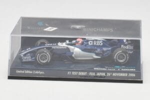 Williams FW28 Toyota K. Nakajima F1 Test Debut 2006 Minichamps 1:43 400060135 メタル - 画像 6/6