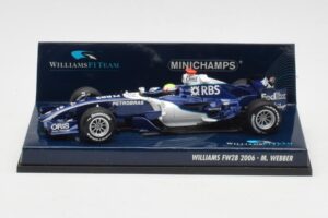 Williams FW28 Toyota #7 M. Webber F1 2006 Minichamps 1:43 400060009 メタル