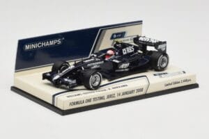Williams Toyota FW29B K. Nakajima Jerez Test 14 January 2008 Minichamps 1:43 400080108 メタル - 画像 2/5