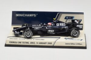 Williams Toyota FW29B K. Nakajima Jerez Test 14 January 2008 Minichamps 1:43 400080108 メタル