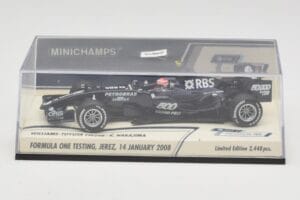 Williams Toyota FW29B K. Nakajima Jerez Test 14 January 2008 Minichamps 1:43 400080108 メタル - 画像 5/5