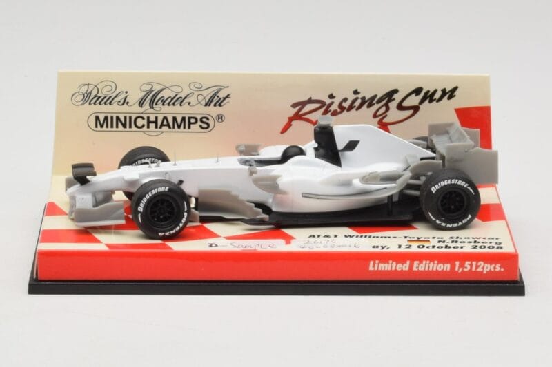 Williams Toyota FW29B #7 N. Rosberg Showcar 2008 Minichamps 1:43 403080177 メタル