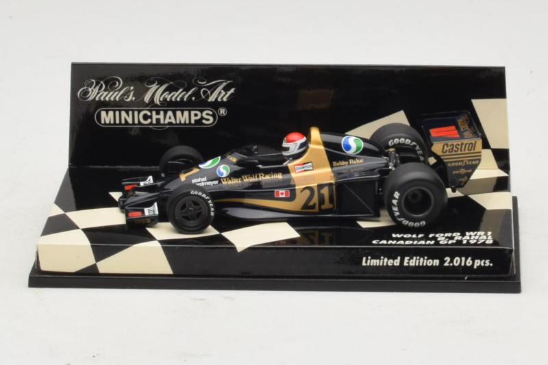 Wolf WR1 Ford B. Rahal F1 1978 Minichamps 1:43 400780021 メタル