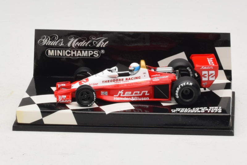 Wolf WR1 Ford Theodore Racing K. Rosberg F1 1978 Minichamps 1:43 400780032 メタル