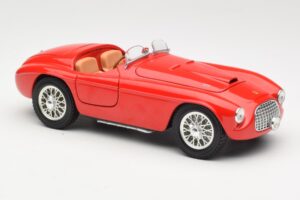 Ferrari 166 MM Barchetta レッド Hot Wheels 1:18 B6054-1 メタル - 画像 6/8