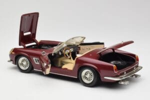 Ferrari 250 GT California レッド Hot Wheels 1:18 3401158 メタル - 画像 5/8