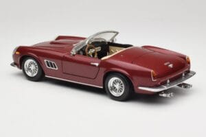 Ferrari 250 GT California Spider LWB マルーンレッド Hot Wheels 1:18 25727 メタル - 画像 7/8