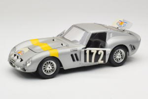Ferrari 250 GTO #172 L. Bianchi / G. Berger Tour de France 1962 シルバー リミテッドエディション Bburago 1:18 3011-S1 メタル - 画像 2/8