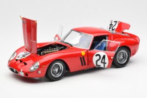 Ferrari 250 GTO #24 J. Blaton / G. Langlois 2nd 24 Hours of Le Mans 1963 Kyosho 1:18 08432C メタル - 画像 2/8