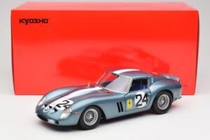 Ferrari 250 GTO #24 P. Rodriguez 12 Hours of Sebring GT3.0 Winner 1962 Kyosho 1:18 08438D メタル - 画像 8/8