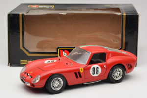 Ferrari 250 GTO #96 レッド イタリア国旗 1962 Bburago 1:18 3011-P2 メタル - 画像 8/8