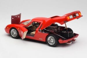 Ferrari 250 Le Mans レッド Bburago 1:18 3033 メタル - 画像 5/8