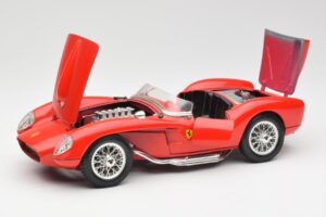 Ferrari 250 Testa Rossa レッド Bburago 1:18 3007 メタル - 画像 2/8