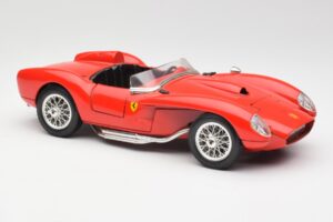 Ferrari 250 Testa Rossa レッド Bburago 1:18 3007 メタル - 画像 6/8
