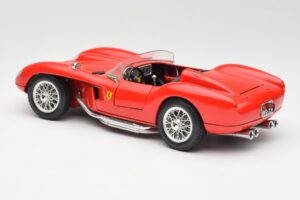 Ferrari 250 Testa Rossa レッド Bburago 1:18 3007 メタル - 画像 7/8