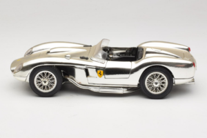 Ferrari 250 Testa Rossa Chrome シルバー Bburago 1:18 3007-C1 メタル - 画像 4/8