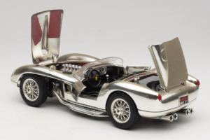 Ferrari 250 Testa Rossa Chrome シルバー Bburago 1:18 3007-C1 メタル - 画像 5/8
